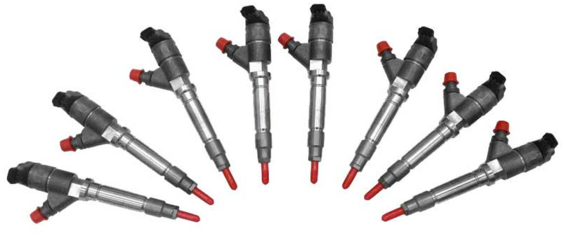 Exergy E01 10510 fits Chevrolet 11-16 Duramax 6.6L LML Reman 100% Over Injector - Set of 8