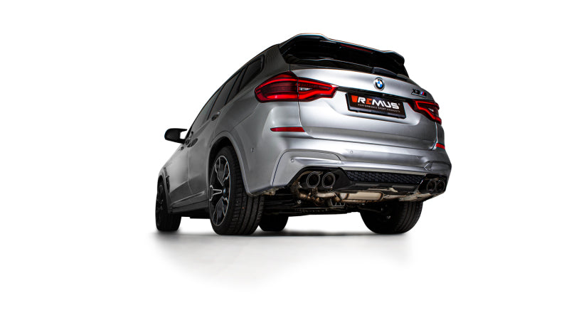 Remus 086319 1500 2019+ fits BMW X3 M Competition F97 S58 3.0L Race Axle Back Exhaust (Tail Pipes Req)