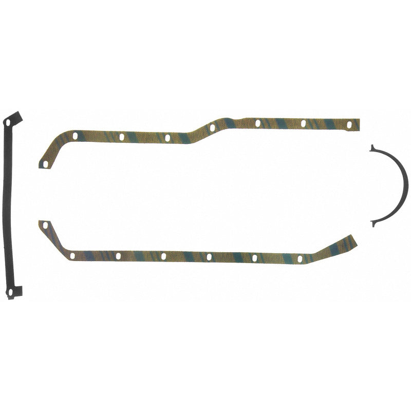 Fel-Pro OS30409C fits Chevrolet S10 OS 30409 C Engine Oil Pan Gasket Set Blue Stripe cork-rubber