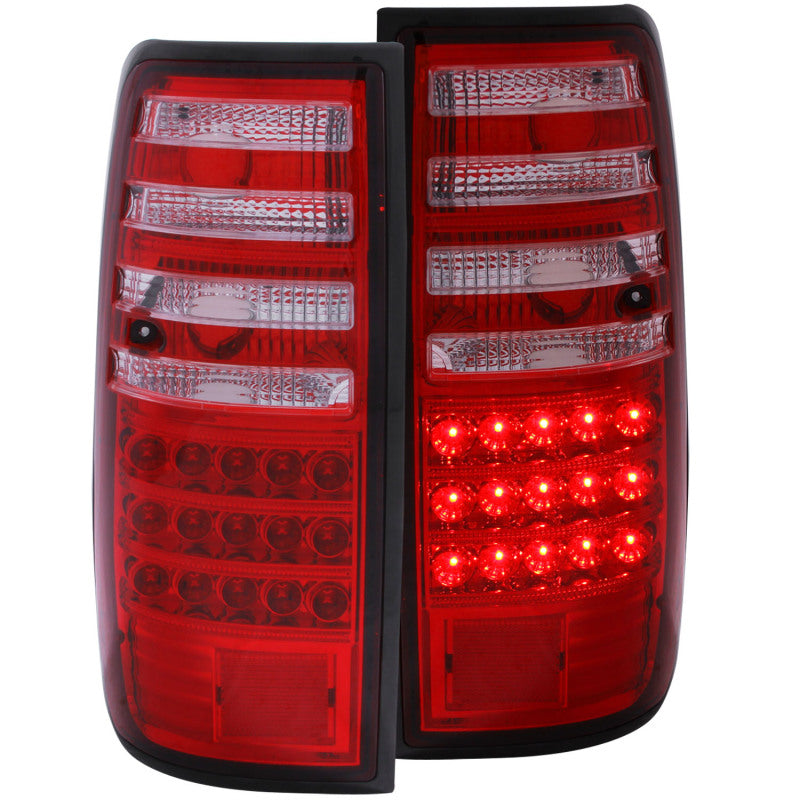 ANZO 311095 1997 fits Toyota 91-19 Land Cruiser Fj LED Taillights Red/Clear