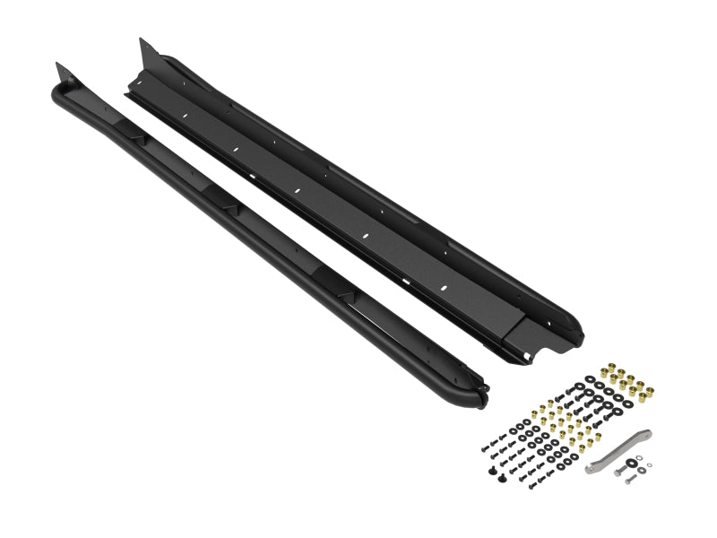 AFE 79-27019 18-23 fits Subaru Crosstrek Terra Guard Off-Road Sliders - Black