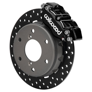 Wilwood 140-17946-D 2024 Can Am Maverick Front Brake Kit 11.60in Drilled - Black