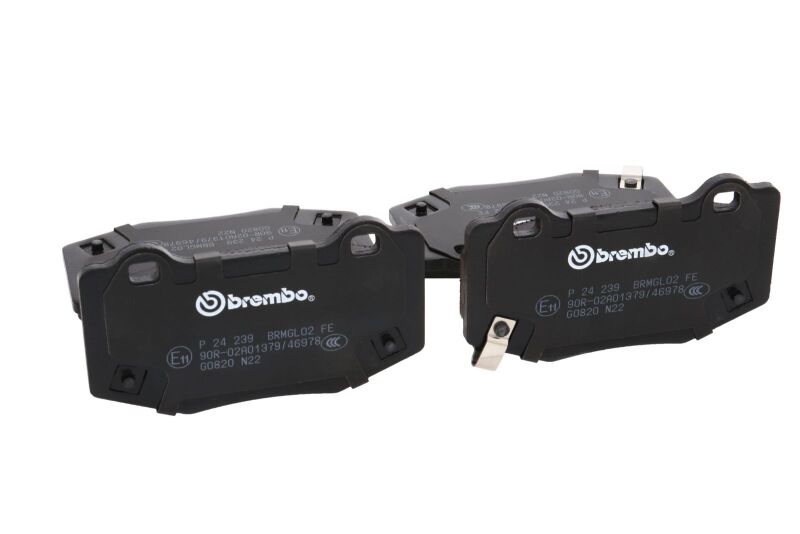 Brembo OE P24239 15-22 fits Ford Mustang PRIME Low-Met Brake Pad - Rear