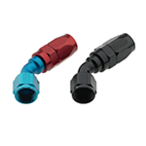Fragola 224510-BL -10AN x 45 Degree Pro-Flow Hose End - Black