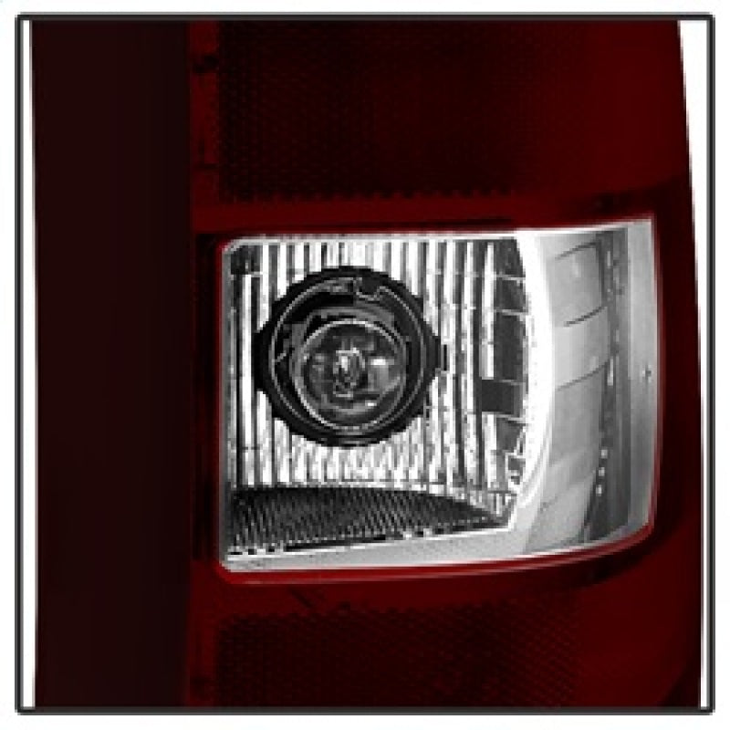 9033100 Xtune fits GMC 07-13 Sierra OEM Tail Lights Dark Red ALT-JH-CSIL07-OE-