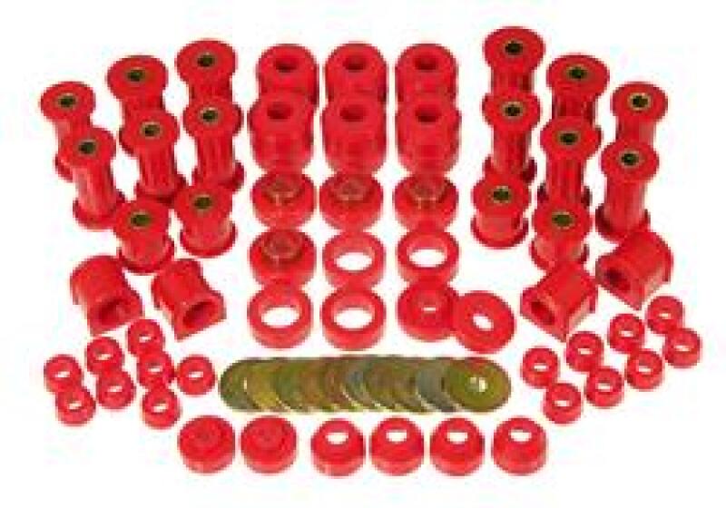 Prothane 38353 87-96 fits Jeep Wrangler Total Kit - Red