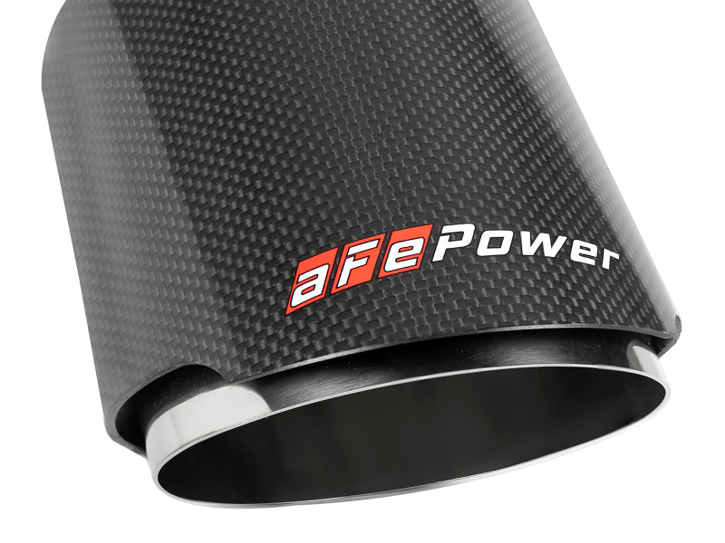 AFE 49T25454-C07 orce-Xp 304 SS Clamp-On Exhaust Tip 2.5in. Inlet / 4.5in. Outl