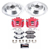 PowerStop KC5848 fits Genesis G80 Rear Z26 Street Warrior Brake Kit w/Calipers