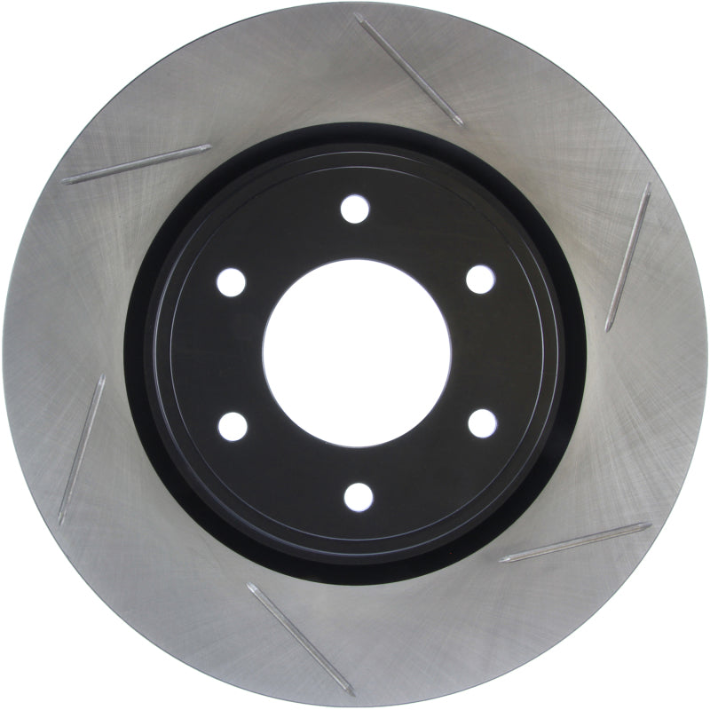 Stoptech 126.42099SL Power Slot 08-09 fits Infiniti QX4/QX56 / 07-09 Nissan Armada Left Front Slotted Rotor