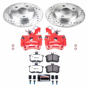PowerStop fits Audi A4 Quattro Rear Z26 Street Warrior Brake Kit w/Calipers