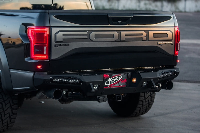 Addictive Desert Designs R117321430103 fits Ford 17-18 F-150 Raptor HoneyBadger Rear Bumper w/ 10in SR LED Mounts