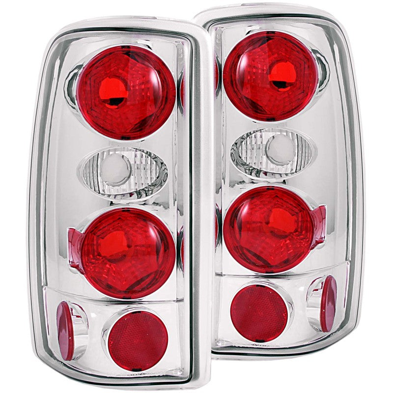 ANZO 211008 2006 fits Chevrolet 00-20 Suburban Taillights Chrome