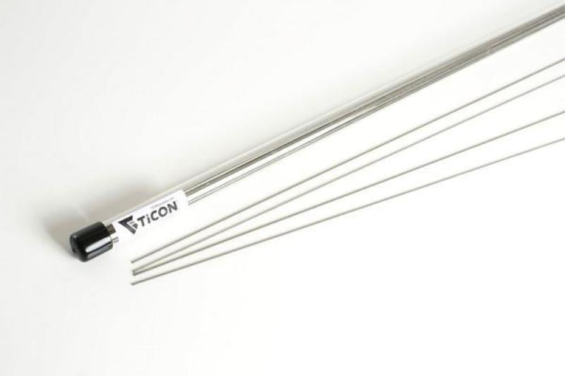 Ticon 110-00002-0001 Industries 39in Length 1/2lb 2.2mm/.087in Filler Diamter CP1 Titanium Filler Rod