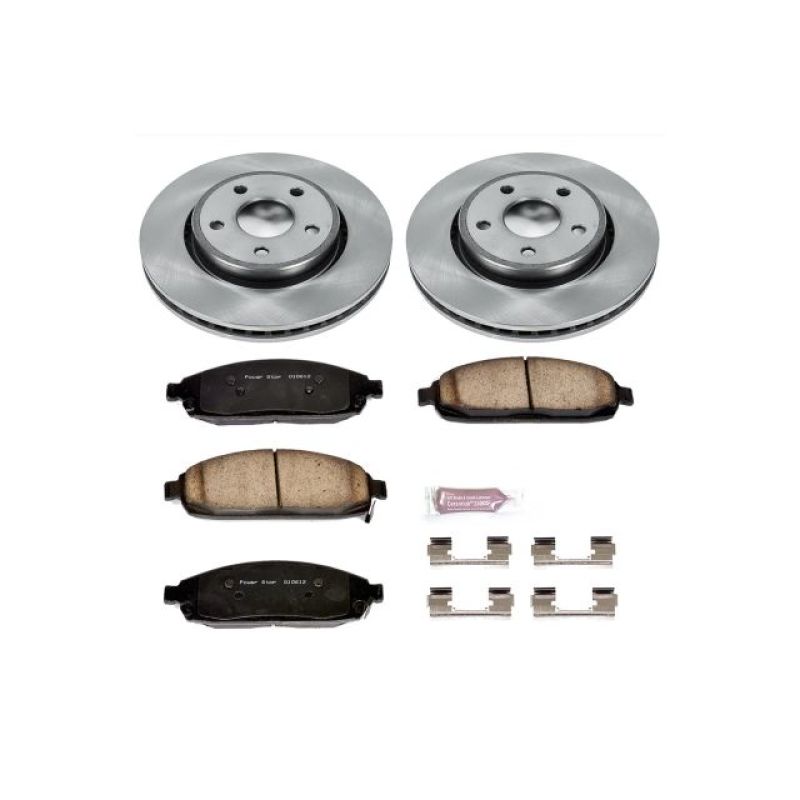 PowerStop KOE2219 fits Jeep 06-10 Commander Front Autospecialty Brake Kit