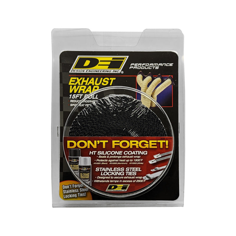 DEI  10121 Exhaust Wrap 2in x 15ft - Black