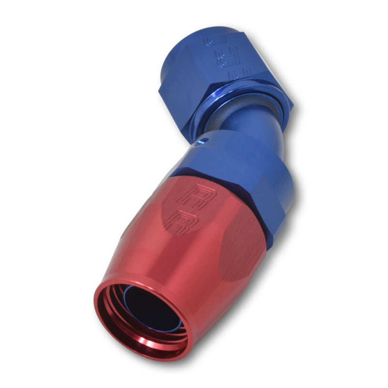 Russell 610120 Performance -12 AN Red/Blue 45 Degree Full Flow Hose End