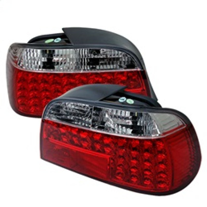 Spyder 5000620 fits BMW 95-01 E38 7-Series LED Tail Lights Red Clear ALT-YD-BE3