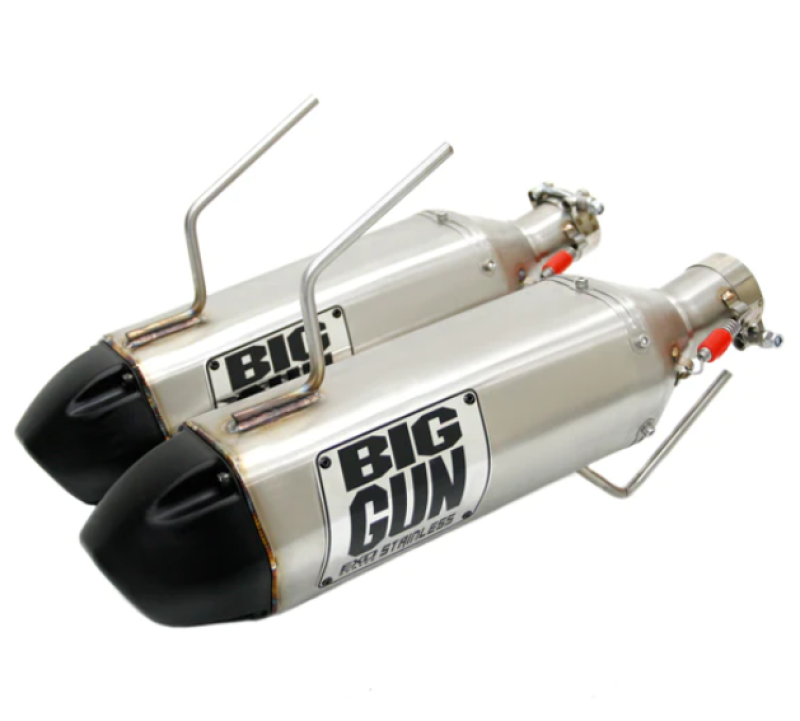 Big 14-6942 Gun 13-18 CAN AM MAVERICK 1000/XMR/MAX EXO Stainless Dual Slip On Exhaust