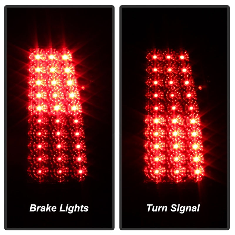 5011763 Xtune fits Chevy 99-02 Silverado 1500/2500/3500 LED Tail Lights Red Sm