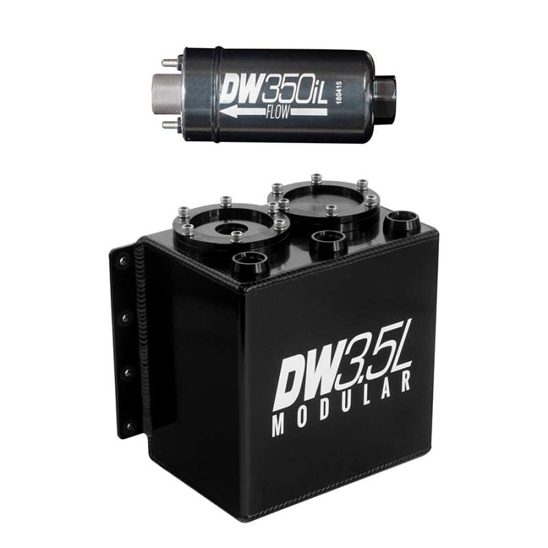 DeatschWerks 6-351-35ST 3.5L Modular Surge Tank (Incl. 1 DW350iL In-Line Fuel Pump)