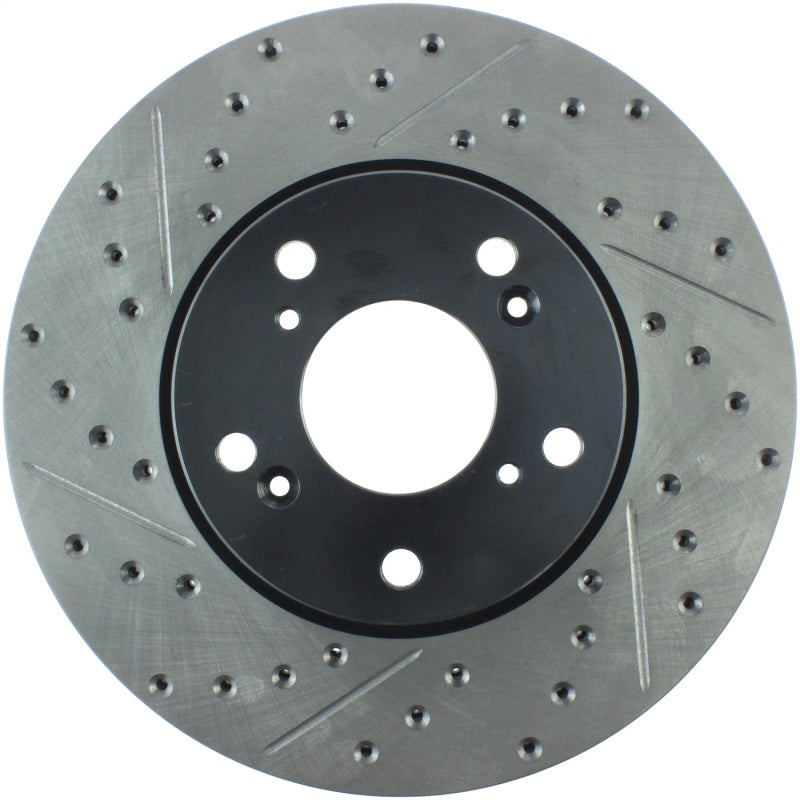 Stoptech 127.40036R 06-08 fits Civic GX / 02-04 CR-V / 98-02 Honda Accord V6 / 03-07 Accord 4 cyl/V6 MT Slotted & D