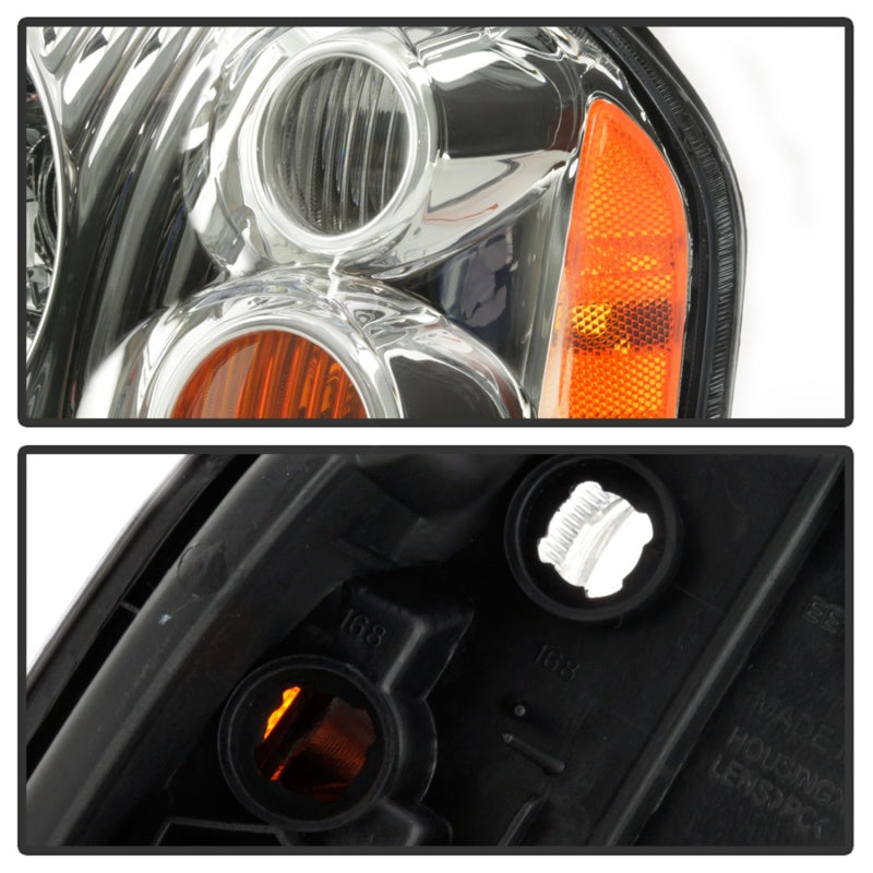 xTune 9042775 01-04 fits Nissan Frontier OEM Headlights - Chrome (HD-JH-NF01-AM