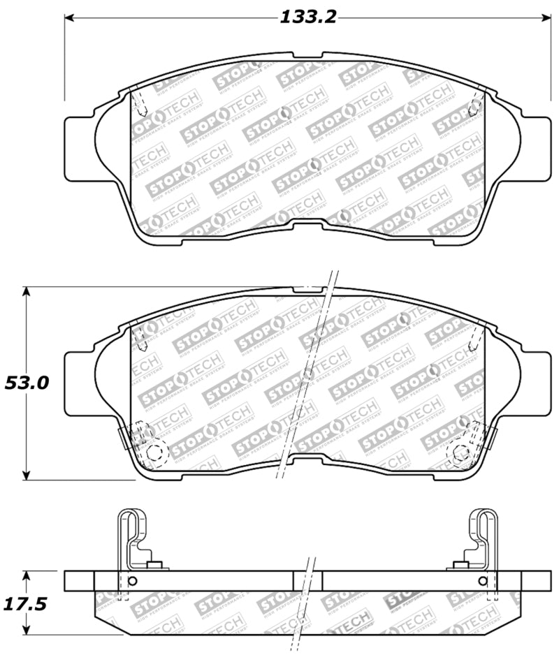 Stoptech 309.0562 Performance Brake Pads