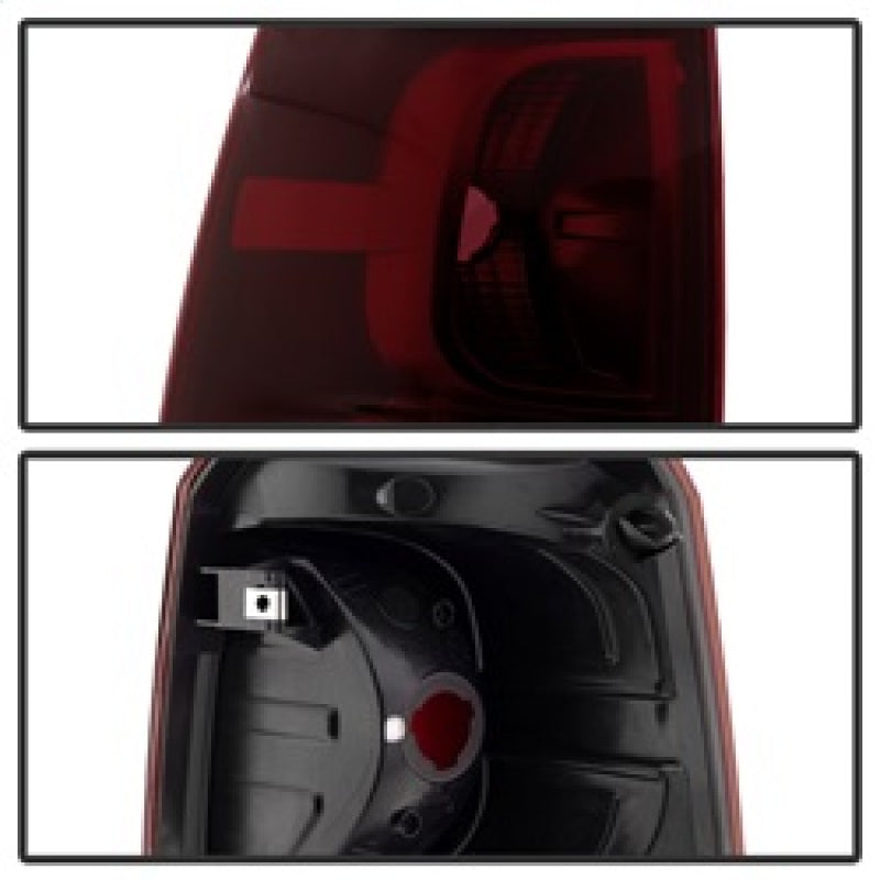 9031854 Xtune fits Chevy 07-13 Avalanche OE Style Tail Lights Red Smoked ALT-J