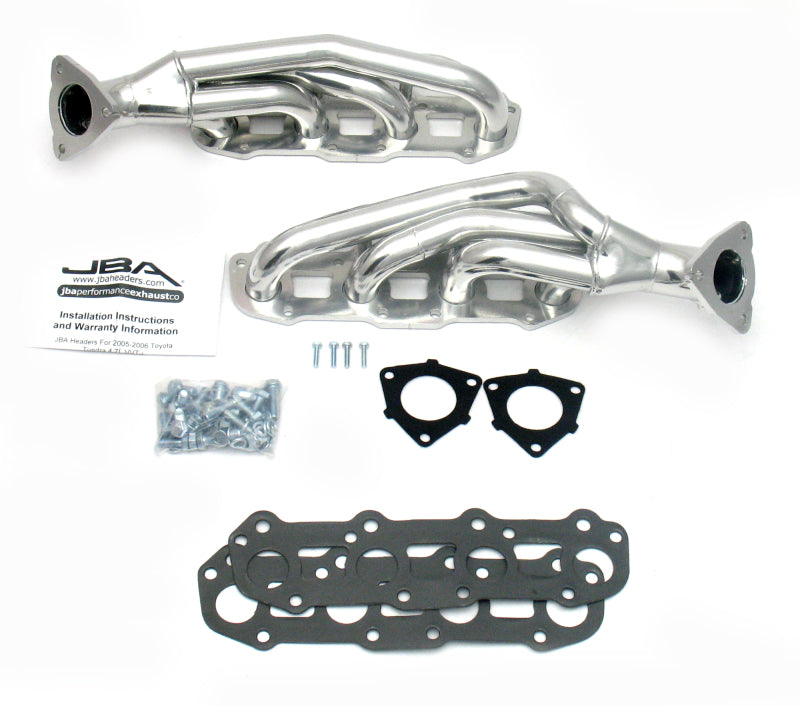 JBA 2011SJS fits Toyota 05-07 4.7L V8 1-1/2in Primary Silver Ctd Cat4Ward Header