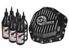AFE 46-70382-WL Rear Diff Cover Black w/Machined Fins 17-19 fits Ford 6.7L (td)