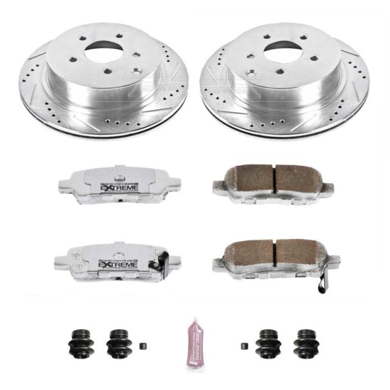 PowerStop K2427-26 03-12 fits Infiniti FX35 Rear Z26 Street Warrior Brake Kit