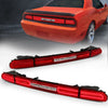 ANZO 321348 fits Dodge 08-10 Challenger LED Taillights - Red/Clear w/Sequential Turn Signal