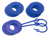 Daystar KU70060RB Blue D Ring fits Isolator w/Lock Washer Kit