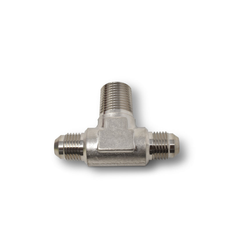 Russell 660121 Performance -6 AN to 3/8in NPT Flare to Pipe Tee Fitting