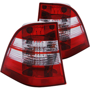 ANZO 221134 1998-2005 fits Mercedes Benz M Class W163 Taillights Chrome