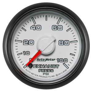 AutoMeter 8595 Autometer Factory Match Exhaust Pressure Gauge 2-1/16in 0-100 PSI FSE fits Dodge
