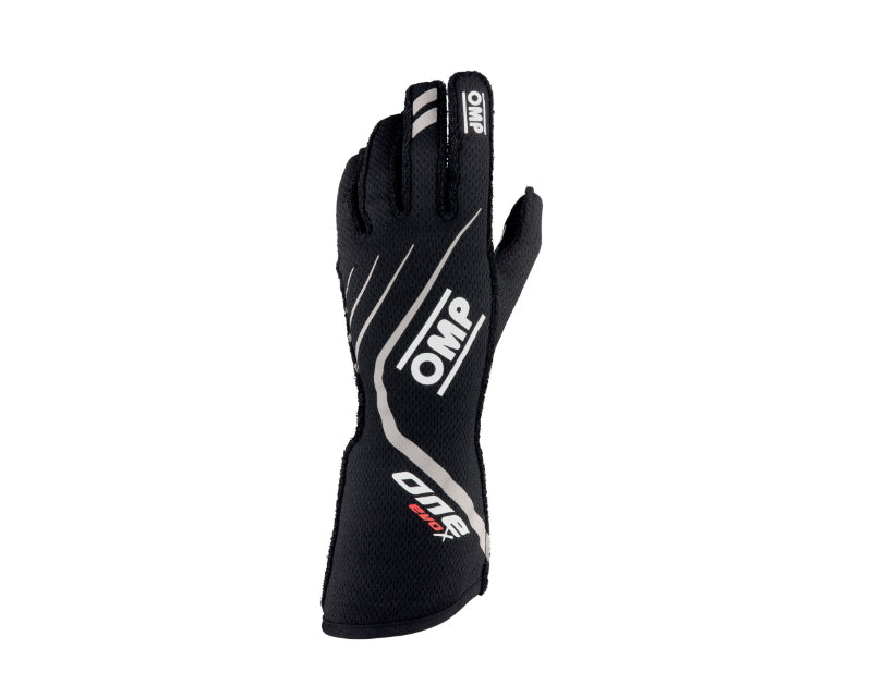 OMP IB0-0771-A01-071-S One Evo X Gloves Black - Size S (Fia 8856-2018)