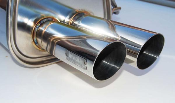 Invidia HS05SL1GT3 05+ fits Subaru Legacy GT Stainless Steel Quad Tip Cat-back E