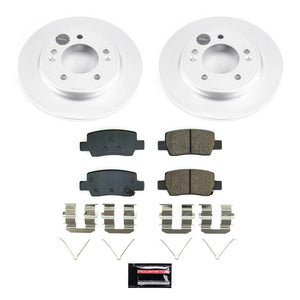 Power Stop CRK9106 21-23 fits Hyundai Elantra Rear Z17 Coated Brake Kit