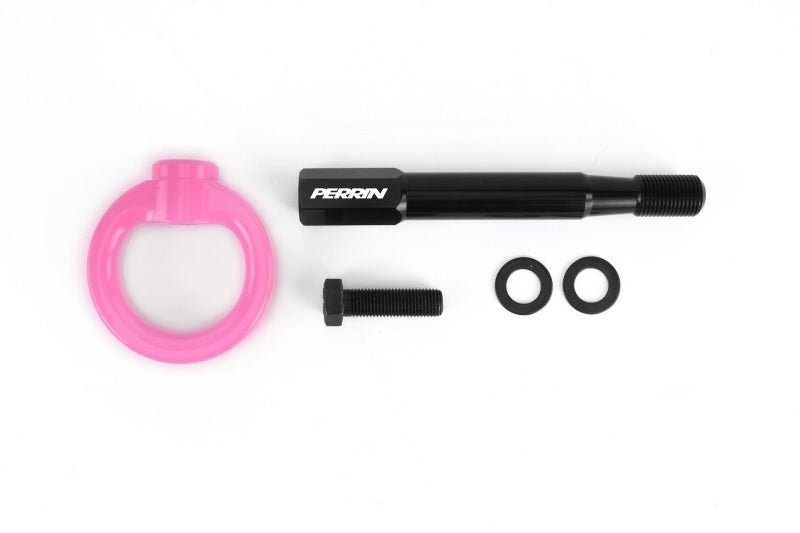 Perrin PSP-BDY-253HP 14-19 fits Subaru Forester/Ascent Tow Hook Kit (Rear) - Hyper Pink