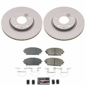 Power Stop 19-25 Mazda 3 Front Z23 Coated Brake Kit