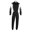 SPARCO 001144B54NBGR Suit Competition (Boot Cuff) 54 Black/ White