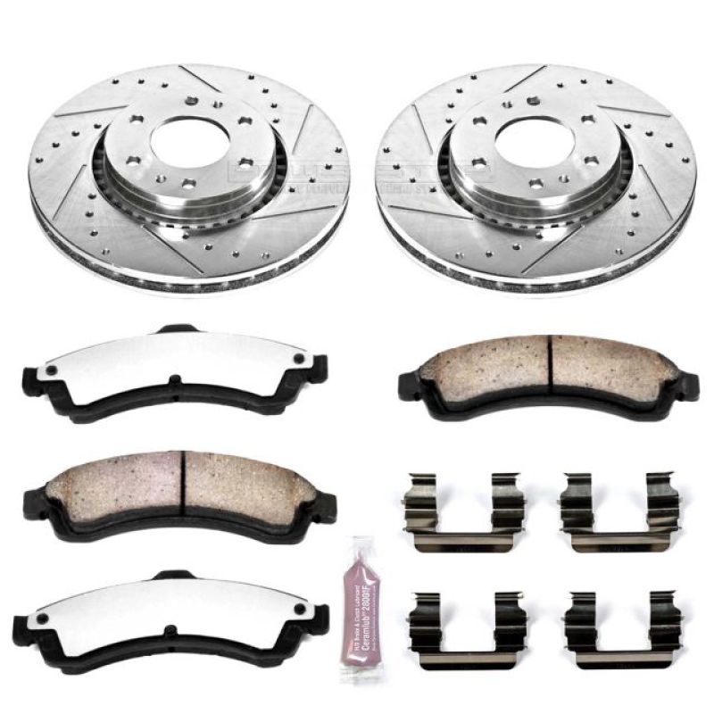 PowerStop K2061-36 04-05 fits Buick Rainier Front Z36 Truck & Tow Brake Kit