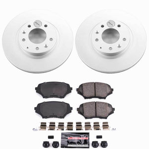 Power Stop 06-15 Mazda MX-5 Miata Front Z23 Coated Brake Kit