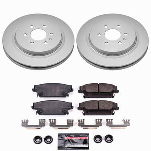Power Stop 04-09 Cadillac SRX Rear Z23 Coated Brake Kit
