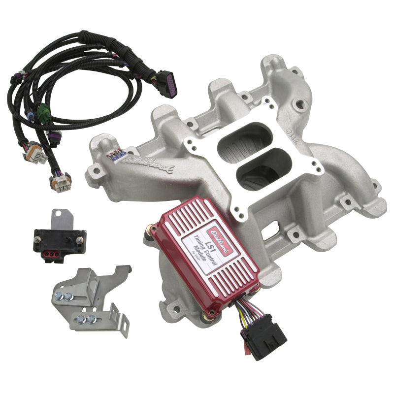 Edelbrock 7118 fits SBC LS1 Carbureted Manifold