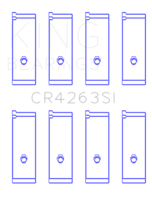 King CR4263SI0.25 fits Toyota 1ZZ-FE (Size .25) Rod Bearing Set