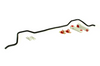 UMI Performance 1013-B 05-14 fits Ford Mustang Rear Sway Bar- 22mm Solid CrMo