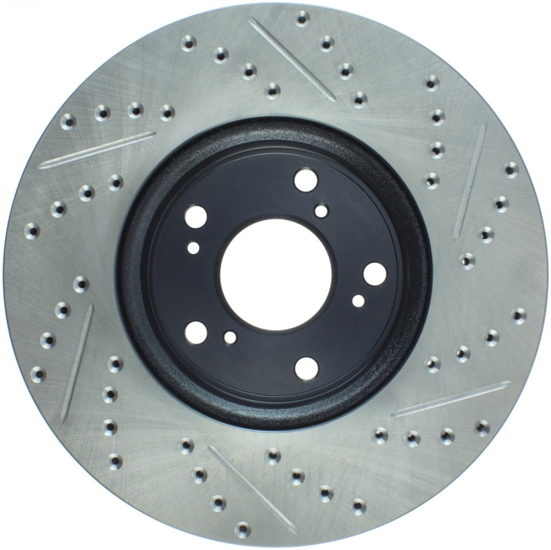 Stoptech 127.40086R Slotted & Drilled Sport Brake Rotor Front Right 13 fits Honda Accord Sport