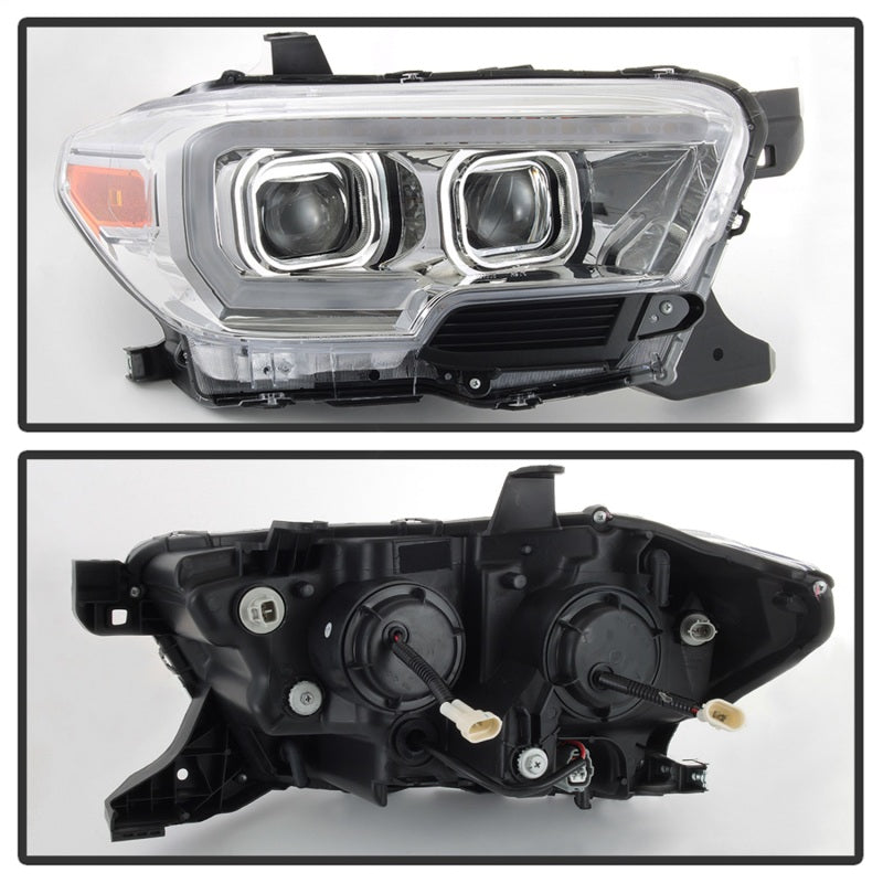 xTune 9039263 fits Toyota Tacoma 16-18 DRL Light Bar Projector Headlights - Chr